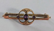 Victorian Amethyst Gold Front