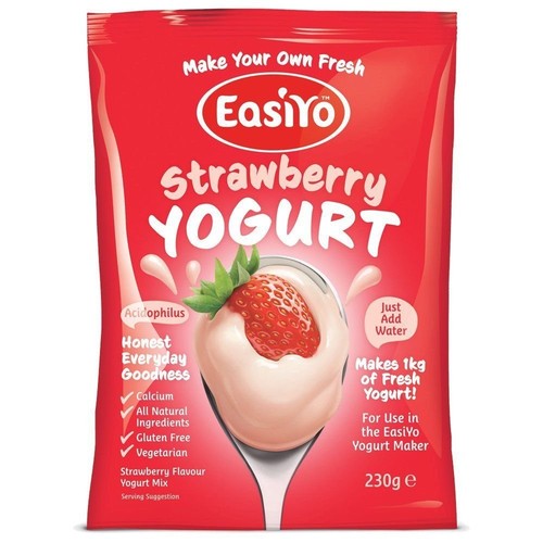 Easiyo strawberry flavoured - strawberry,