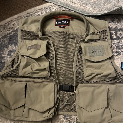 Simms fishing products vest - products,