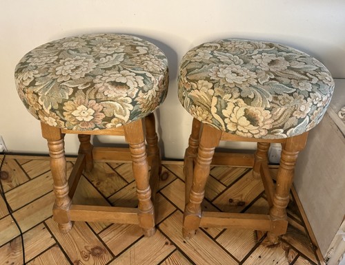 Pair vintage country - vintage, seat