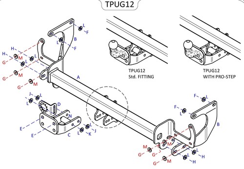 Towtrust fixed flange - towtrust,