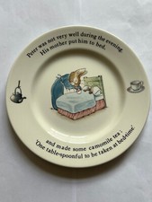 Vintage Wedgwood, Mid 1980's, Beatrix Potter, Peter Rabbit Side Plate, VGC