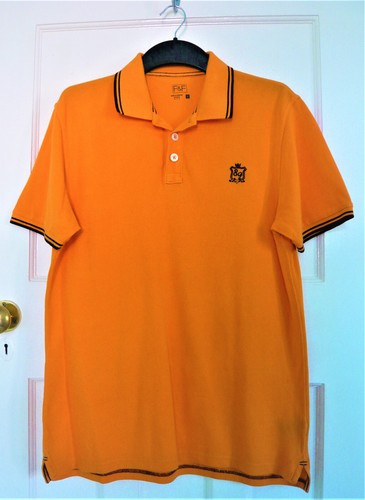 Mens orange polo - f&f,