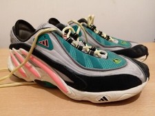 ADIDAS ORIGINALS MEN'S FYW 98 TORSION GREEN GREY BLACK TRAINERS UK 7 SIMPSONS