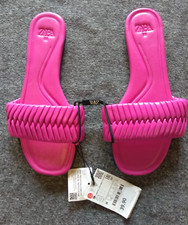 Zara Airfit Pink Flat Sandals