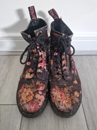 Doc martens rose floral - doc's,