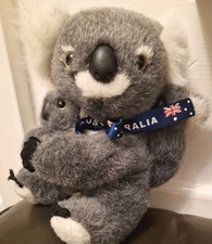 Australia Souvenir   Koala with Baby Soft Plush Toy 12" koala bears