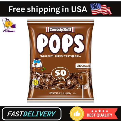 Tootsie pops chocolate - tootsie,
