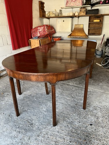Georgian mahogany dining table - georgian,