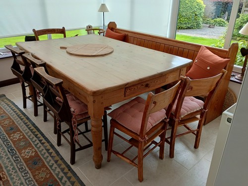 Vintage solid pine 6ft - vintage,