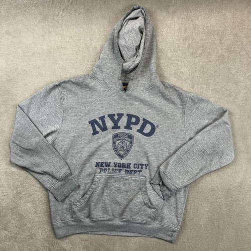 Nypd hoodie mens gray - nypd,