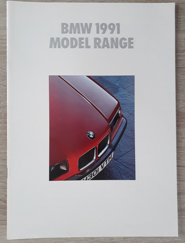 Bmw range brochure 1991 3 - range,