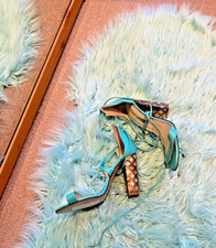 Freya Rose Blue 4 inch Heel