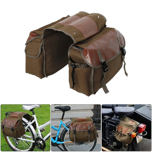 Motorcycle bicycle side - bicycle, bag