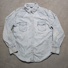 Levis Denim Shirt Adult Medium