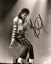 Michael Jackson Signed Photo