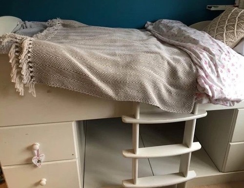 Stompa white wooden - stompa,