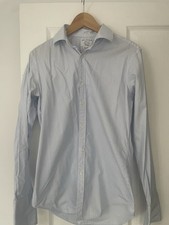 TM Lewin John Francomb Super Fitted Stripe Shirt 15.5inch