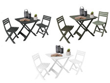 Outdoor Folding Set Garden Camping Patio Balcony 3 Piece Furniture Lightweight
