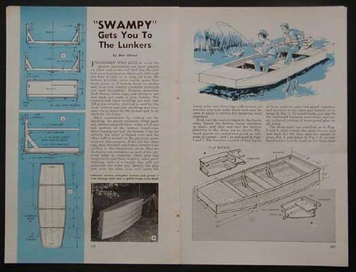 Flat bottom scow fishing - flat,