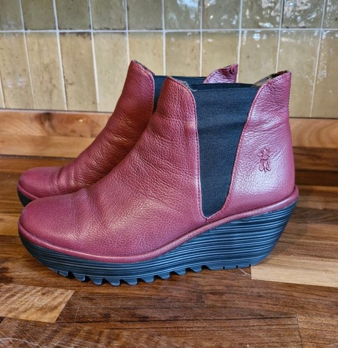 Bnwob fly london yoss burgundy - bnwob,