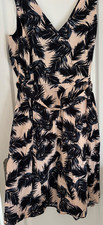 M&CO LADIES DRESS BLACK & PINK