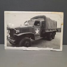 Vintage WWII US Military Army Truck Curiosity Retro GMC CCKW 2.5 Ton 6x6 Jimmy