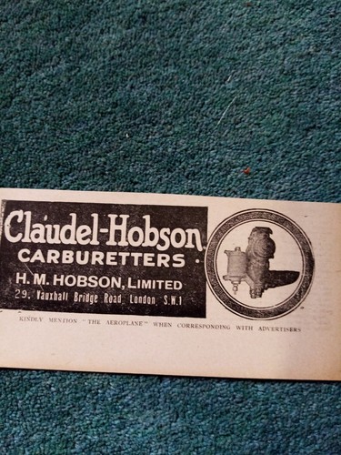 El36 ephemera 1919 advert - 1919,