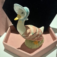 Jemima Puddleduck Beatrix Potter 1993 Royal Doulton Vintage  6+in high-5in wide