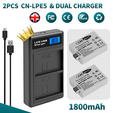 2× LP-E5 Battery For Canon