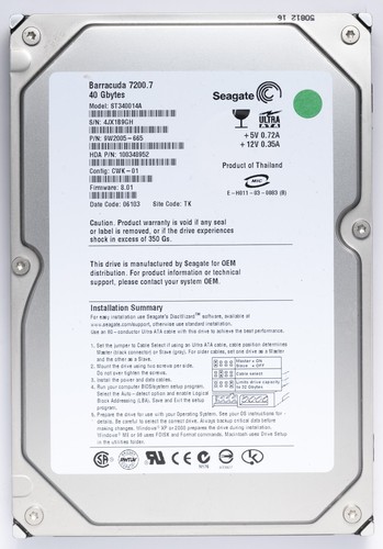 Seagate barracuda 40gb - seagate, ide
