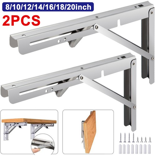 Folding shelf brackets - folding,