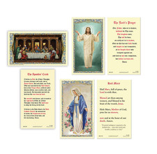 Set of 3 Rosary Laminated