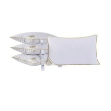 Hotel Quality Goose Feather and Down Pilows Set Of 4 RRP 39.99 lot GD