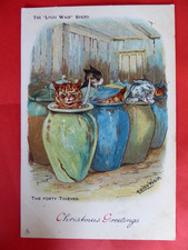 Louis Wain. The Forty Thieves.  Christmas Greeting. Tuck, 1905