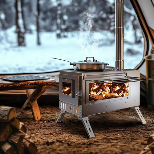 Large tent stove - tent, wood