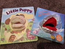 Set Of 2 Kids Puppet Books