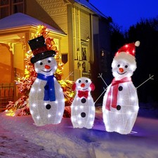 Set of 3 Christmas Snowman