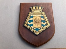 HMS SEA CENTURION vintage wooden plaque Royal Navy
