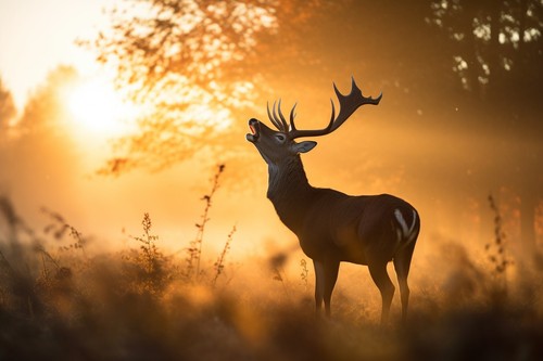 Stag deer animal canvas - stag,