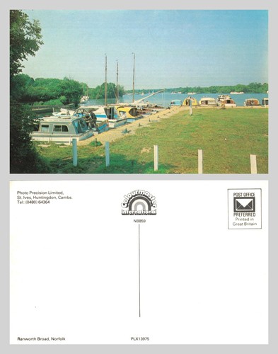 Vintage postcard ranworth - postcard,