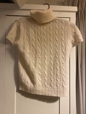 hawick cashmere t-shirt white