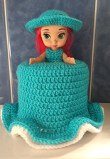 Handmade Crochet Doll Toilet