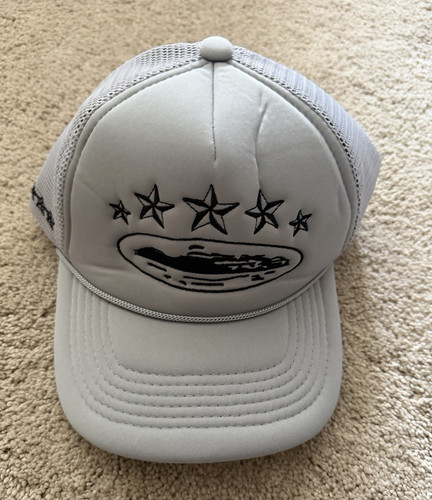 Corteiz grey trucker hat - hat, mesh