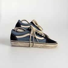 Vans Shoes Old Skool Low Trainers Blue Black Men’s Size UK 7 (40.5 EUR)