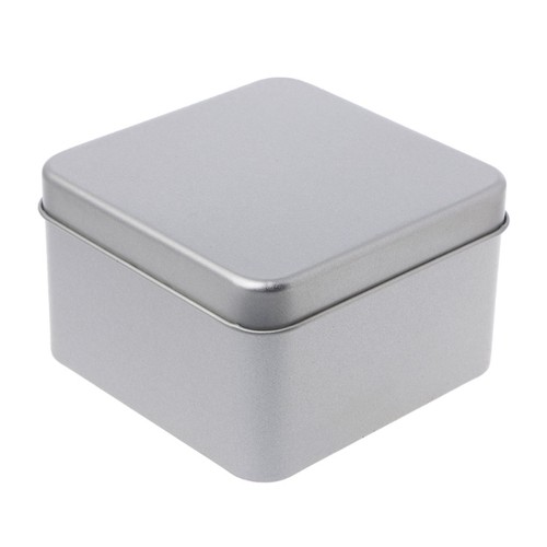 9x9cm small metal tin - 9x9cm,