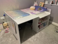 Midsleeper Cabin Bed with Desk and Storage Single