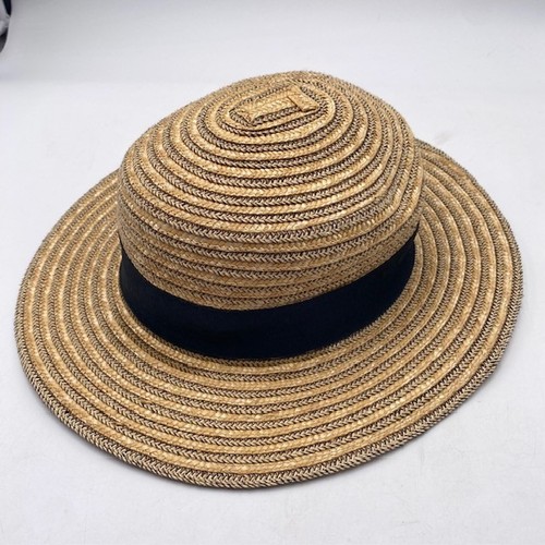 Sun sand straw boater - boater, hat