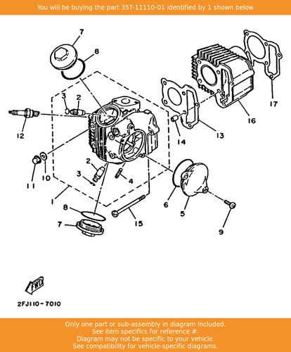 Yamaha cylinder head - yamaha, assy