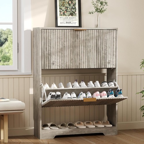 Shoe storage cabinet with - storage,